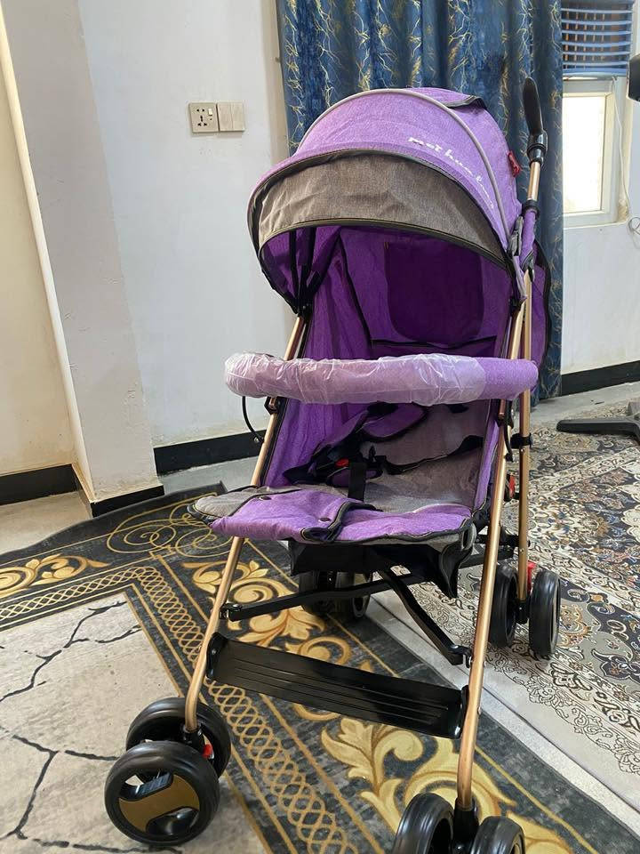 مرحبا
عربانة اطفال للبيع جديدة ما مستخدمة ولا مره بعدها بالكيس سعر ٥٥ وبيها مجال بسيط 
عنوان بغداد الشعب 

***********
