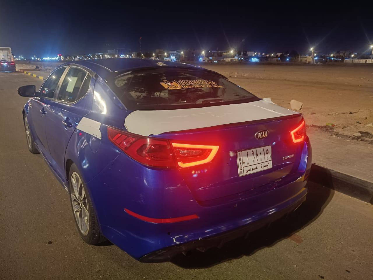 السلام عليكم سياره اوبتيما موديل 2015 وارد امريكي
سياره حيل حلوه احلى من الصور مكينه وكير كفاله كفاله من الضربه القويه حادثه جاملق وشويه من البنيد مكانات رشات بسيطه سياره فول ما عدا 
سياره رقمها بصره تحويل ثاني يوم
 الفتحه 
تحكم ستيرن 
شفتات ستيرن 
بصمه 
دخول ذكي 
بصمه ابواب 
رادارات جانبيه 
مانع انزلاق 
شاشه 
كشنات جلد 
تبريد قطعتين 
كشنات تدفئه تبريد 
تبريد ثلج 
سعرها 95 وبيها مجال للشراي 
عنوان السياره بصره حمدان 
الرقم ***********
مكلف بالنشر
