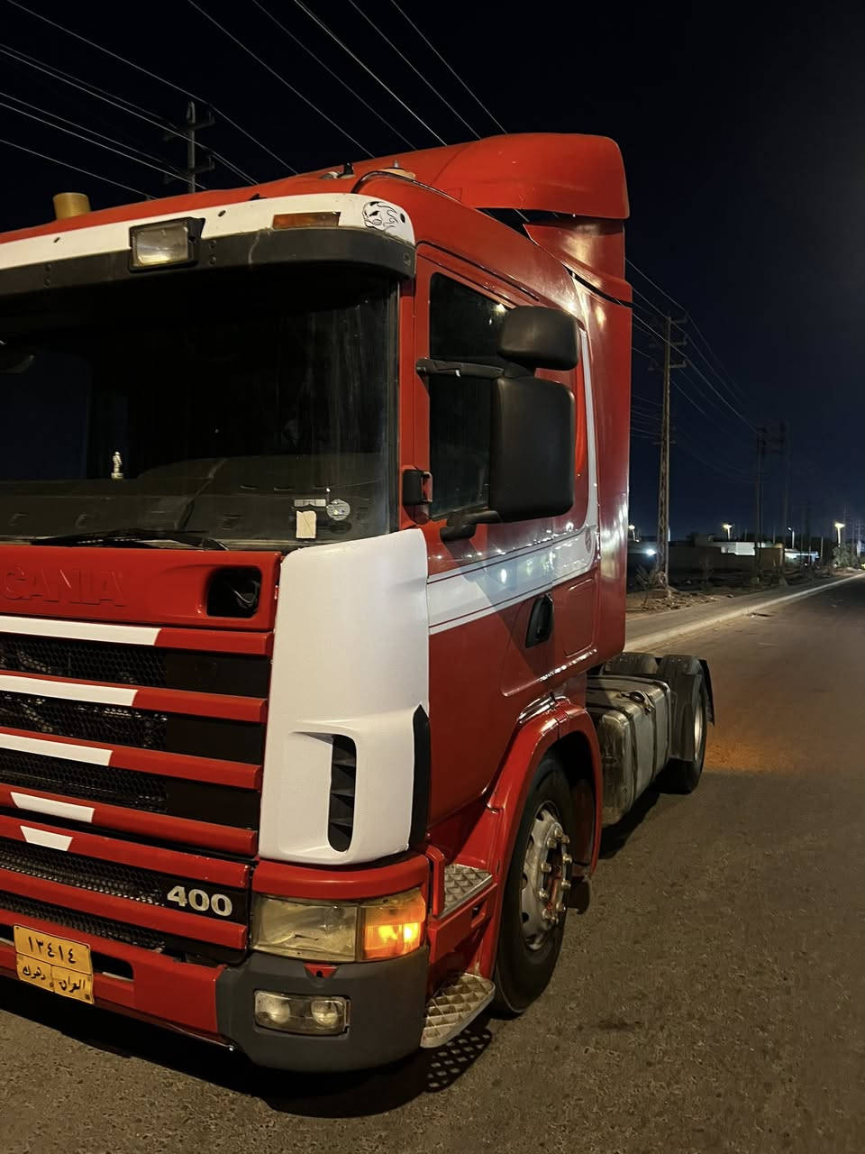 السلام عليكم سكانيا للبيع 
محرك 6 بم ونوزل 
رقم دهوك 
جديده 
مكان بصره زبير 
السعر 110 
***********
