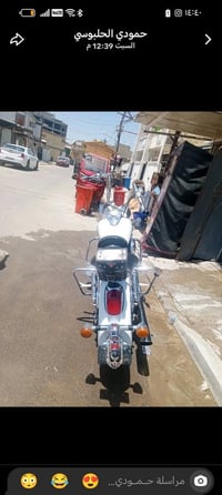 : سلام عليكم هوندا شادو ٤٠٠ للبيع دراجه لووك عروسه جديده ملفته للنظر م...