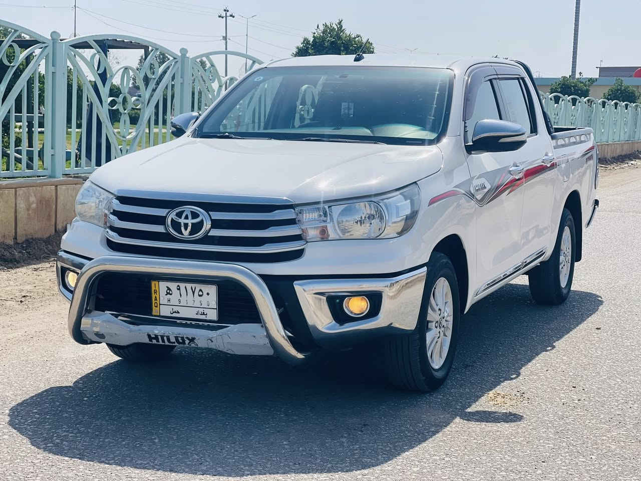 بيكم هايلوكس شركه ساز. SAS
موديل 2018. 
رقم بغداد. بسمي 
سياره جديده وجاهزه 
ماشيه. ١٢٩ اصل. 
تخم تاير 
حداديه تبريد. مكينه. كفاله 
قطعتين. تبريد. حساس خلفي.  
شاش
سياره جديد وأحلى من صوره.  بيه بارد. بالباب خلف الساىق 
وجاملغ. خلفي.   
مكان سياره بابل الشوملي. 
السعر. 230 $ 
الاستفسار. 
***********
