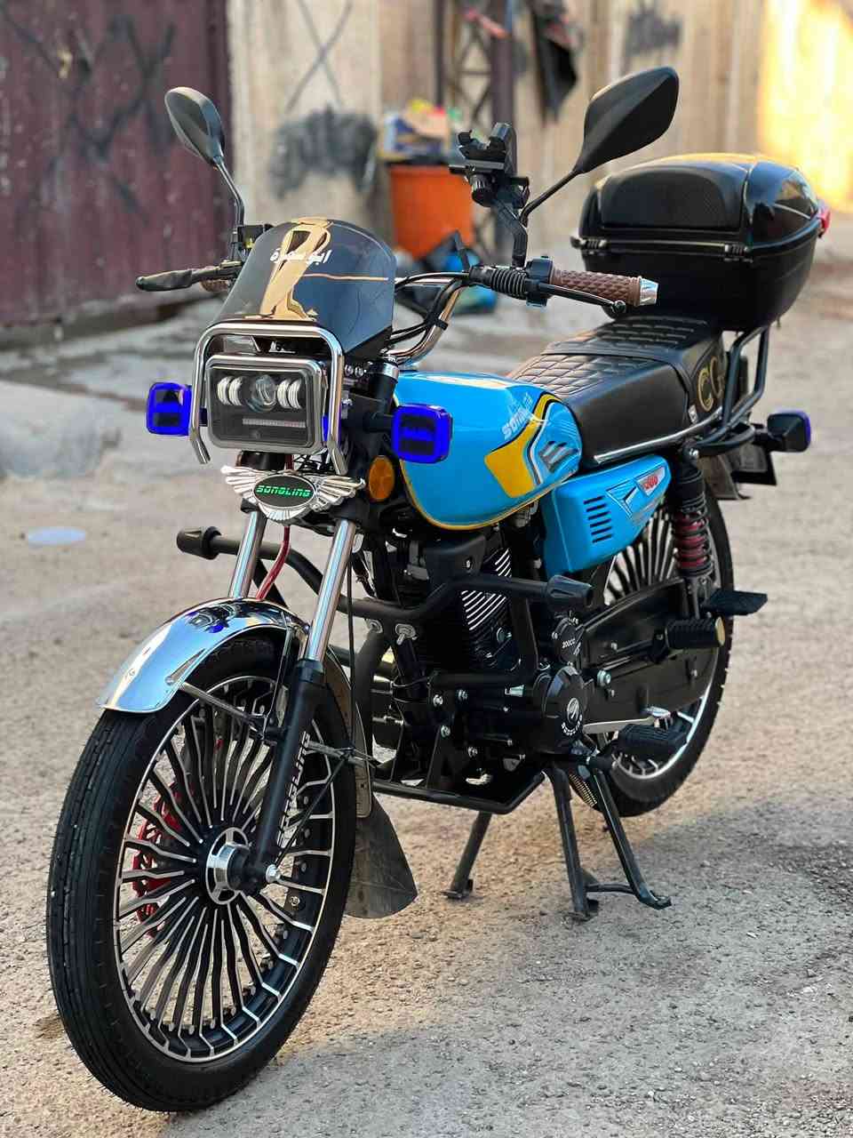 للبيع دراجه سونك 2026 رمبه بعده كفاله عامله من الشاصي للبرغي مكينه 200cc زيرو صارله يومين نازله مكفوله عامه سعر 1200 وبيه مجال ***********

