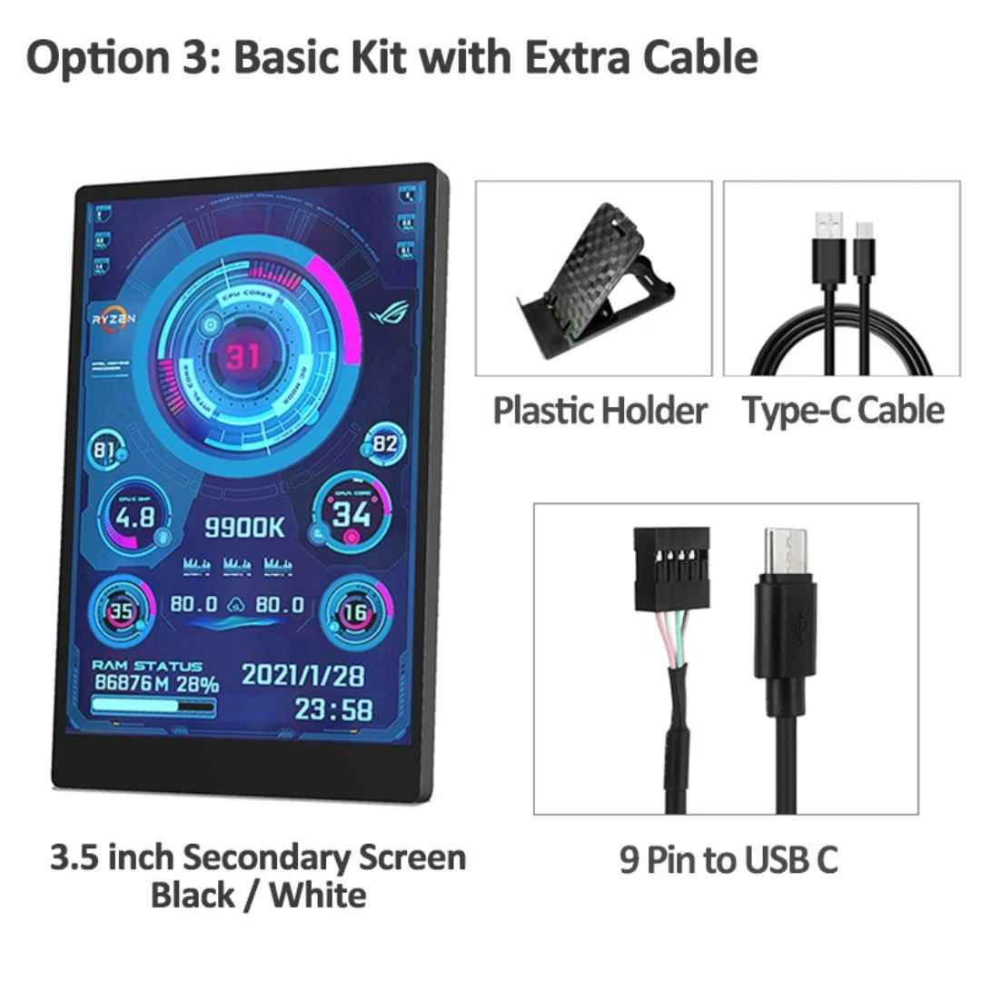 ⚡ شاشة Turing Smart Screen 3.5" IPS – لمراقبة أداء وحرارة جهازك باحترافية!

🚀 المميزات والمواصفات:
🔹 شاشة ثانوية ذكية بحجم 3.5 إنش تعرض معلومات الكمبيوتر بالكامل (حرارة المعالج CPU، كرت الشاشة GPU، استهلاك الرام RAM، والشبكة).
🔹 لا تحتاج HDMI: ميزة رهيبة! تعمل بكيبل USB واحد فقط (Type-C) يأتي معها، مما يوفر منافذ كرت الشاشة.
🔹 شاشة IPS Panel: ألوان زاهية وزوايا رؤية واضحة جداً من أي اتجاه.
🔹 تخصيص كامل: تأتي مع برنامج خاص يحتوي على مئات الثيمات (Themes) والأشكال لعرض المعلومات، وتقدر تصمم واجهتك الخاصة.
🔹 تشغيل تلقائي: تعمل تلقائياً مع تشغيل الكمبيوتر (One Click Start).
🔹 تضفي لمسة جمالية احترافية جداً عند وضعها داخل "الكيس" (Case) أو على المكتب.
🔹 سهلة التركيب ولا تستهلك من موارد الجهاز أو الفريمات أثناء اللعب.

​الحالة: متوفر ✅
📦 السعر: 43,000 دينار فقط! بغداد, العراق


**إذا كنت صاحب هذا الإعلان وتريد حذفه لأي سبب، رجاءا أرسل رسالة إلى الدعم الفني**