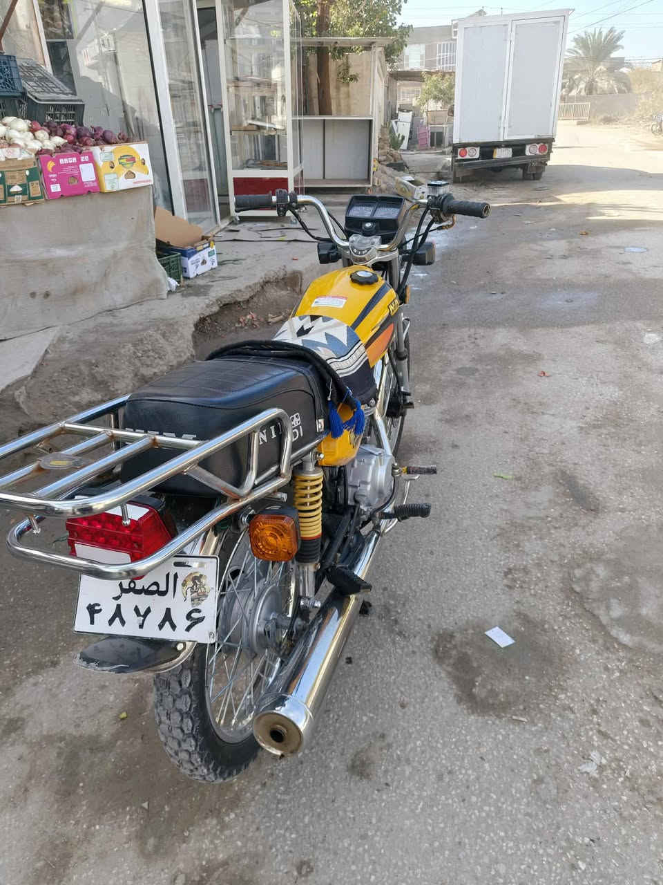 السلام عليكم دراجه نامه متياز غراض شلامجه  دراجه خير من الله كهربائيات كله شغاله مكينه شك الكاع فصله ترعد  ما ناقصه برغي اوراق مديل 2023  سعره ٦٠٠ وبيه مجال شي قليل  لل استفسار اكثر اتصال *********** مكان بابل المدحتيه الحمزه الغربي
