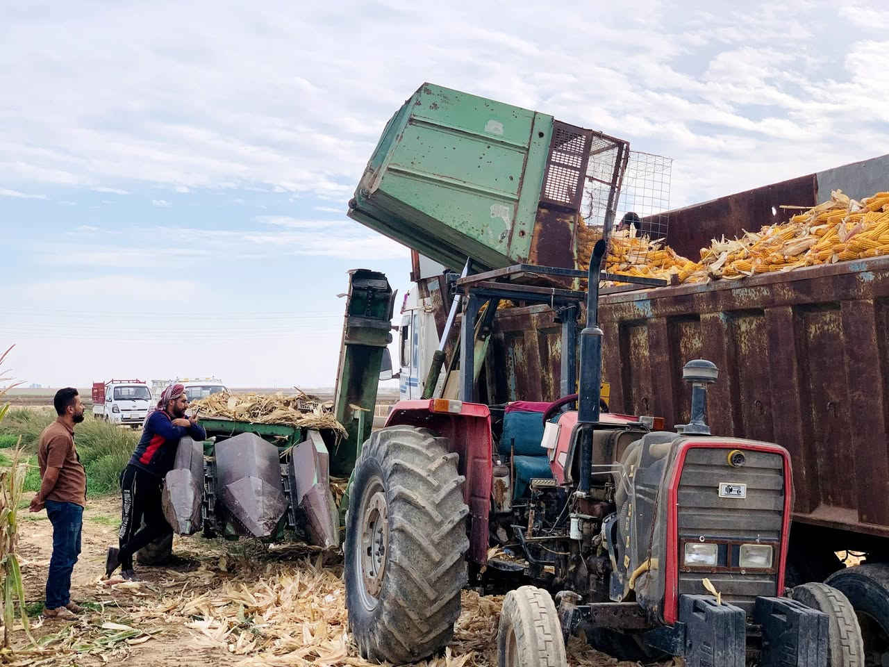 السلام عليكم اهل الحويجة
حاصدة اذره جانيه شغالة للبيع 
او مراوس بعنتر 
أو بسيارة قديمةة بس كون تشتغل 
***********
