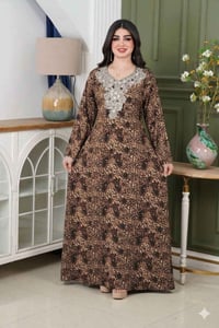 كشمير مشجر • دبل صبغ • تطريز غباني