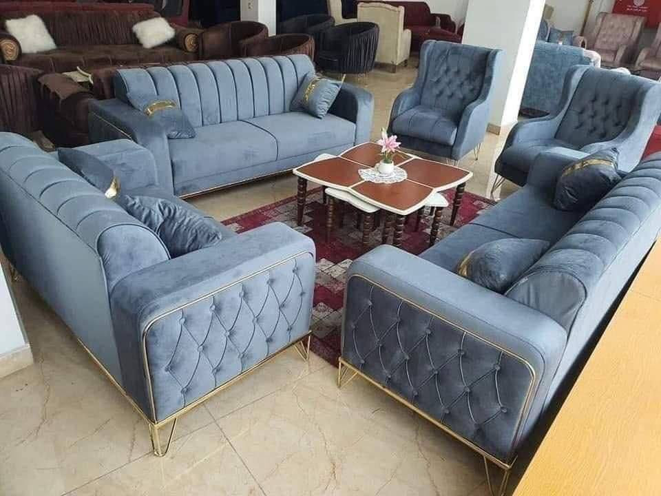 تخم 10مقعد 425
9مقعد ب385
 8 مقعد 360
  7  مقعد 335
6 مقعد ب 325
  5 مقعد قنفه ثلاثيه وكراسي عدد2   
  5 مقعد ثلاثيه وثنائيه 295 الف

مواصفات الخشب
الظهر /چام روسي 
المقعد /بلوك اسود 
الصدر /خشب مضغوط
الاسفنج / مميز 8سم 
القماش / قديفه
الرجل / حديد
واذا اختار الزبون (كتان) او (وتر بروف)
يصعد (25)
توصيل بغداد 5
اطراف 15
محافظات حسب البعد


**إذا كنت صاحب هذا الإعلان وتريد حذفه لأي سبب، رجاءا أرسل رسالة إلى الدعم الفني**