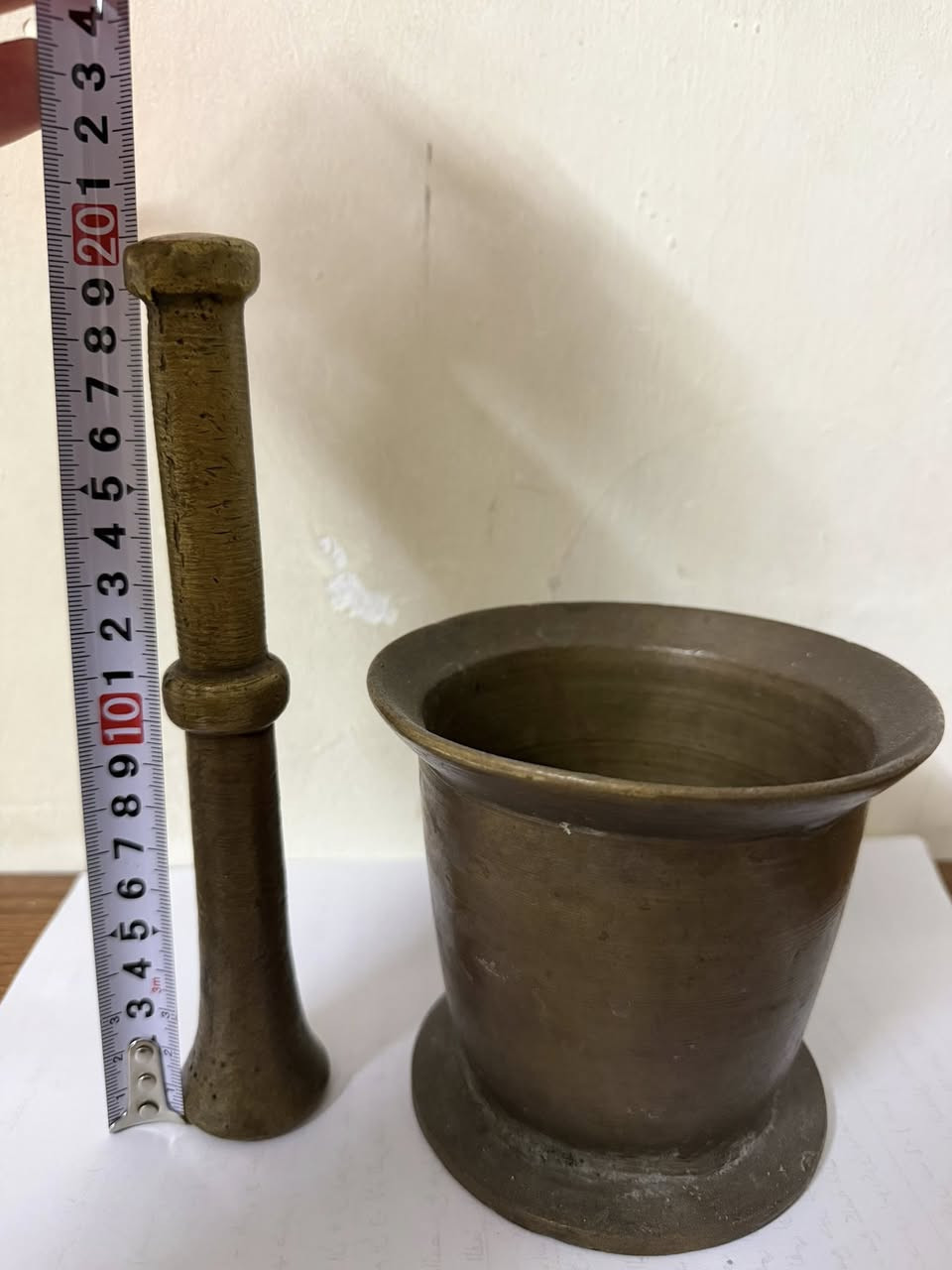 السلام عليكم هاون قديم كلش نحاس للبيع القياس كدامك في الصوره سعر 65 عنوان بغداد


**إذا كنت صاحب هذا الإعلان وتريد حذفه لأي سبب، رجاءا أرسل رسالة إلى الدعم الفني**