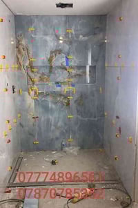 خلفه سيراميك وبرسلين وكاشي ومرمر وبيات و وجهات شغل درجه اوله إلتزام في...