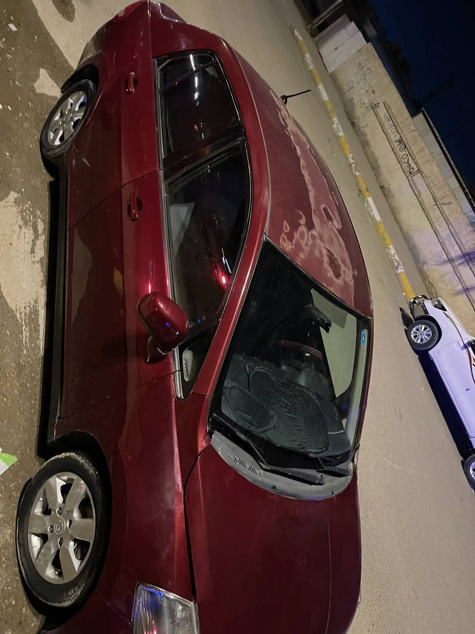 سلام عليكم
نيسان فيرسا
2008
امريكي 
حادثها جاملغات ثنين 
مجورده قماره
وبيها ضربتين مال توثيه مأشره بل أصبع 
سياره نضيفه 
كير مكينه كفاله بلجيس 
تخم تاير 
حداديه شواصي لغود كله بلجيس 
تبريد ميشتغل
سياره حلوه وكاعده
ب اسمي 
تحويل ثانيوم 
سنويه لل٣٠
رقم بابل 
مكاني بابل حله أبي غرق 

‭٠٧٨٠ ٧٣٨ ٢٩٥٧‬
