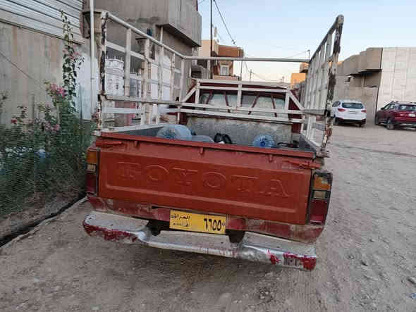 بيكاب للبيع موديل 82 مكينه كير كله بشرط سنويه عاج بس منتهي من2022 رقم كركوك اي عيب مابيها سعر 30ورقه وبيها مجال عنوان كركوك ناحية تازة رقم الهاتف ***********
