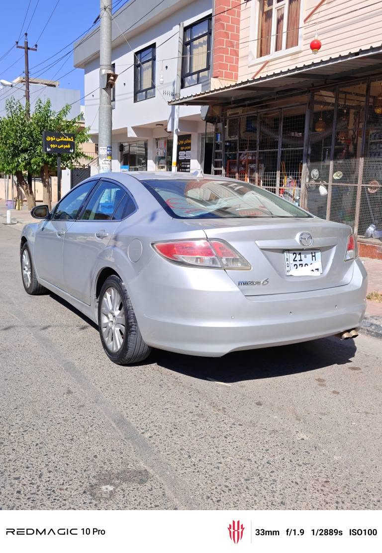 Mazda 6 2010 full mwasafat be boyax da3ami bo da3ami ba shart gerw makina ba shart slaid swkan voliom ta7did swr3a ger 3adiw ottomatic 4 tayay taza hamw gyani twnw tollaw ba shart ba sharti ta7willw xramaw hamw shtek 87 gallaw m3amalayaki brayana 
*********** السليمانية, العراق
