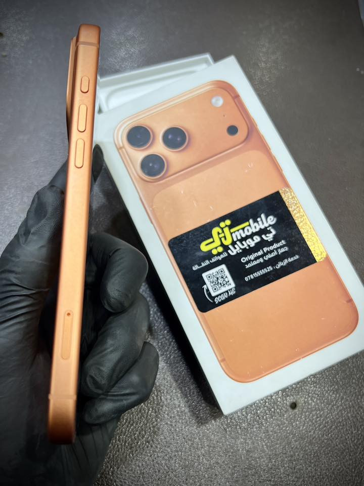 ايفون 17pro max
ذاكره : 256G

بطارية : 100%

عدد الشحنات : 51 شحنه

كامل ملحقات شاحنة وباكيت 

السعر : مليونين و 75

للتواصل : ***********
المكان بغداد العامرية
