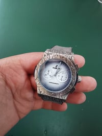 ساعة هابلوت Hublot (كوبي ماستر) مستعملة بنضافة 70% شغالة بل كامل (للبي...