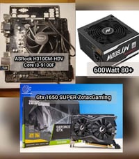 ASRock h310cm • i3-9100F • GTX 1650 سوبر