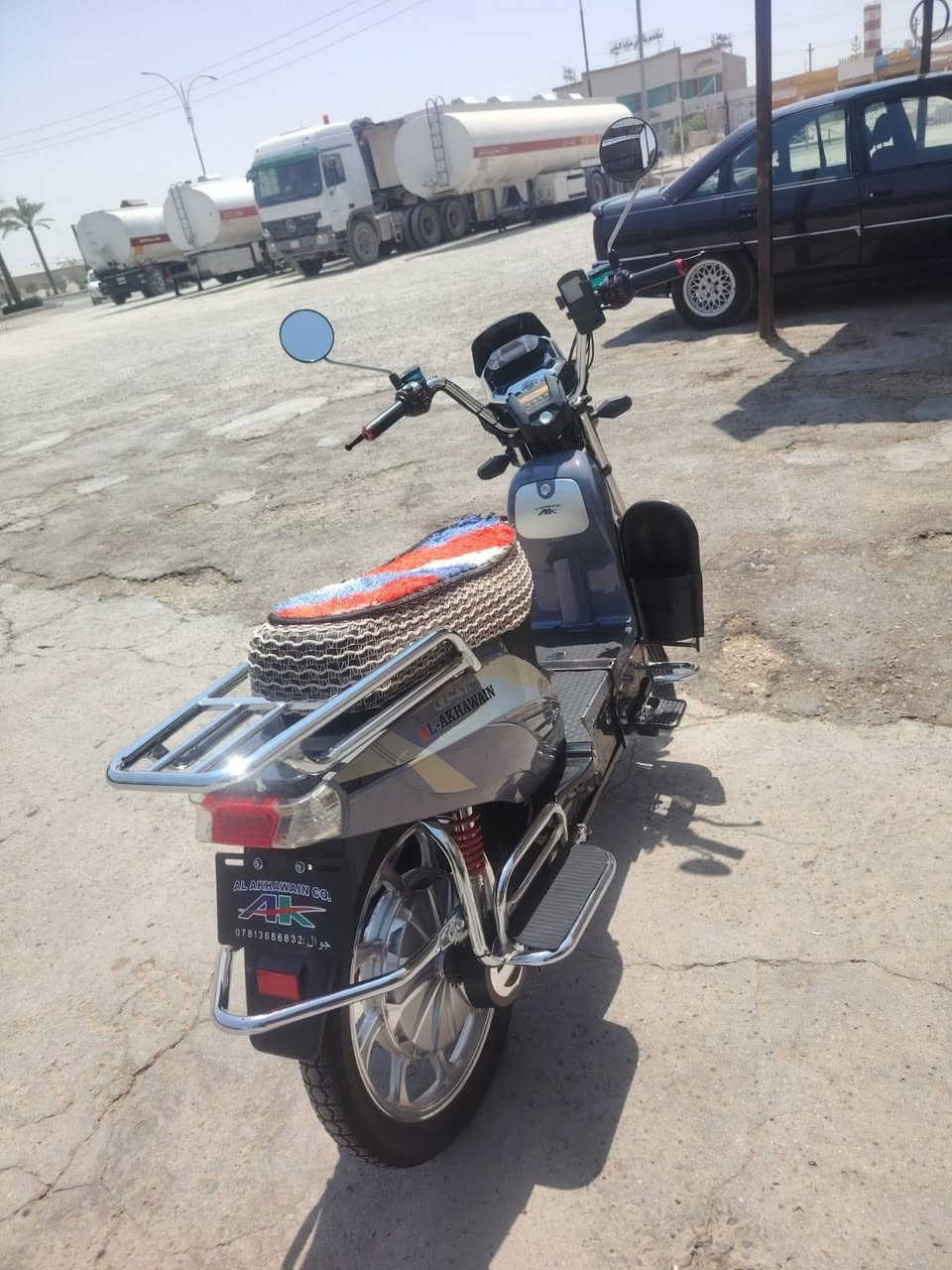 دراجة هارلي موديل 25
6زالبطاريات فول وعل الفحص ..
كهربائيات كلها شغاله .. اسويچات 2 بصمات 2 MP3 دبل سماعة.. دبل اشاره .. ستاند موبايل .. تثبيت سرعه ..
بطاريات 32 امبير الدراجة فول نظافة ووضع شركه واستخدام قليل ..
مكاني حبانيه سيسي
راسلني وبيك خير وادلل
*********** واتساب
