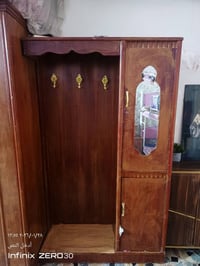 غرفه نوم خشب • مرايه وتاج • ابو رمانه