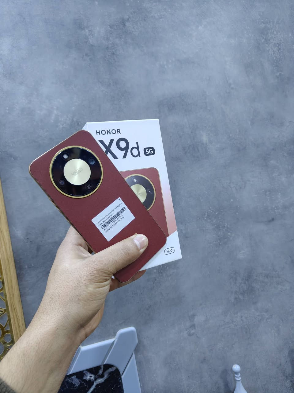 السلام عليكم
للبيع أو مراوس هونر X9D 
ذاكره 256 رام 12 نضافه 100
مكفول كامل ملحقات الاصليه رقمي 
***********
