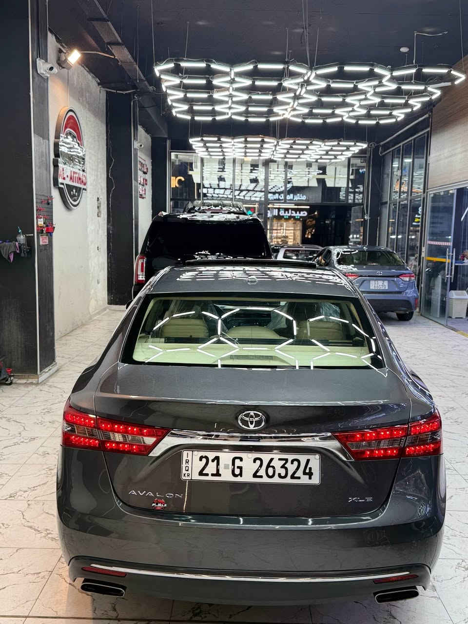 تويوتا افلون  Toyota Avalon
وارد امريكي   ‏‎الموديل    2017
حجم المكينه   — V6/3500 
مواصفات فول 1/1 
‏‎اللون     رصاصي 
‏‎حالة السياره. وراد امريكا حادثها جاملغ وبنيد و ربع اباب 
‏‎السعر  — 170  بيه مجال 
‏‎رقم السياره   سليمانيه ال اسمي 
‏‎موقع  السياره — بغداد العامريه
‏‎للأستفسار 
***********
