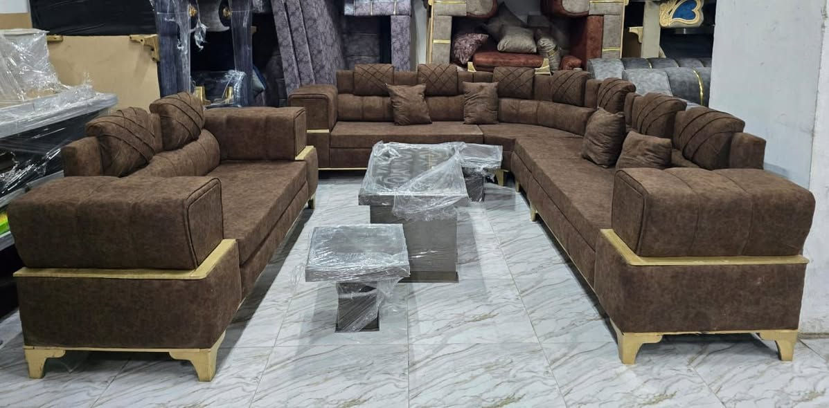 ⛔️ عرووضنا مستمررة ⛔️ بس ب??#مليونين_و500 ألف طقم كنب مع 🎁طاولات هددية🎁
📲لحق حالك واحجزز :
🛑الطقم المميز والاكثر طلب
??#طقم #كنبايات
🔴#المواصفات: 
 ✅  خشب شوح
✅#سفنج ع 12سم. ممتاز اول
✅#قماش مرمرة تقيل
✅#صندوق 😍
✅#الطراحة متحركة مذودة بسحابات لسهولة الغسيل🌙
# قواعد لوكنز لون الدهبي  

📛#أستلم نفس الطقم يلي بالصوره
👈 التواصل والاستفسار مسنجر 💥


**إذا كنت صاحب هذا الإعلان وتريد حذفه لأي سبب، رجاءا أرسل رسالة إلى الدعم الفني**