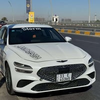 جنسس موديل 2022  G70 محرك 3.3 تون تيربو  صبغ صفحه السكن و بنيد حادثه ج...