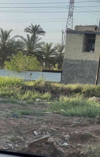 قطعة ارض 100متر واقع حال 120متر طابو زراعي سند٢٥للبيع السعر ٤٣الموقع ا...