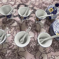 بلول جديد • فناجين شكردان أزرق • سيت فناجين جوزي قوري