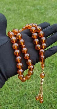 مسبحة كهرب روسي • ٥٨غ ٣٣خرزة • ضمان مدى الحياة