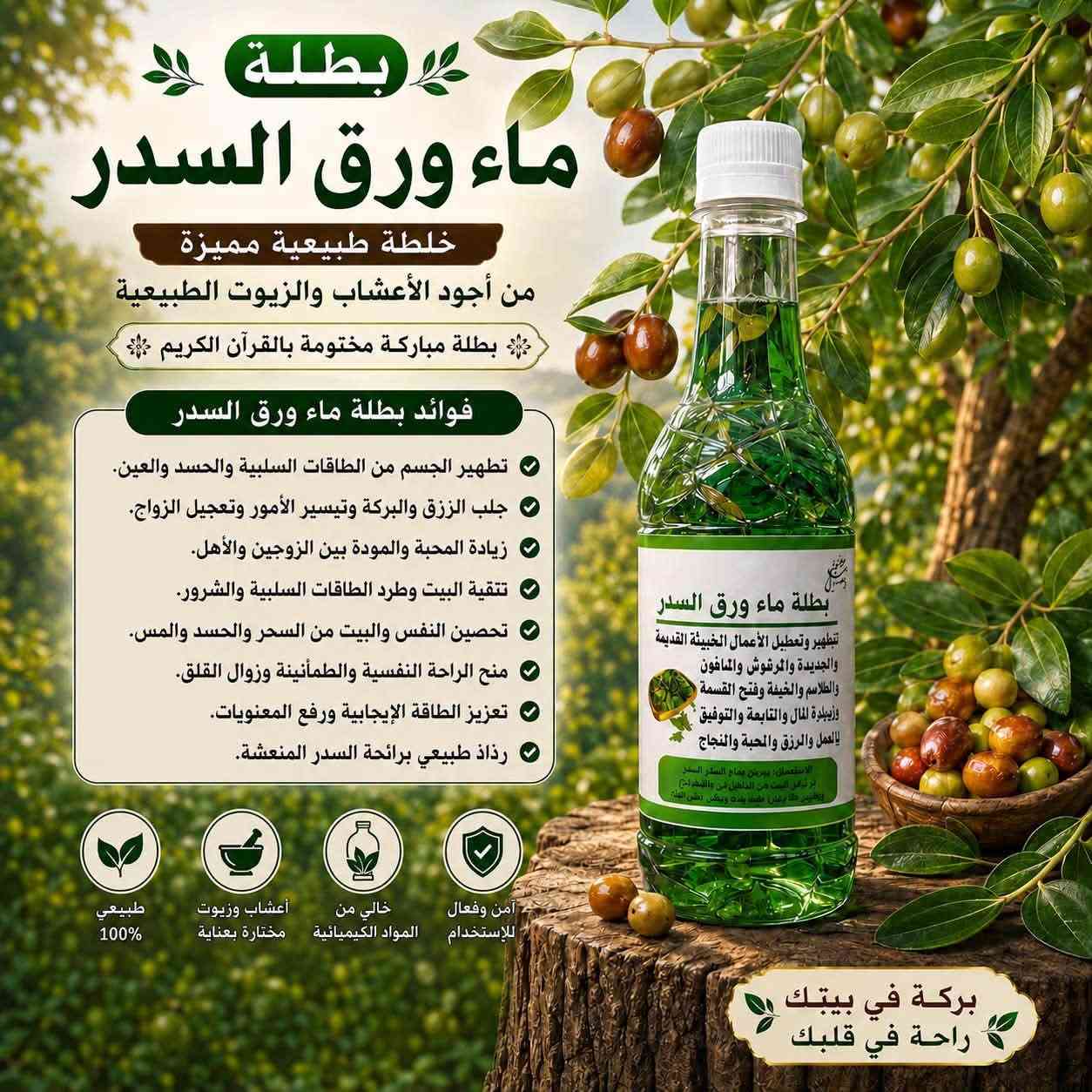 ﷽
﴿ وَنُنَزِّلُ مِنَ الْقُرْآنِ مَا هُوَ شِفَاءٌ وَرَحْمَةٌ لِّلْمُؤْمِنِينَ ﴾

✨🌙 السلام عليكم ورحمة الله وبركاته 🌙✨

يسرّنا أن نعلن عن توفر مجموعة مميزة 
من البخورات الروحانيه والبطلات التراثية الروحانية المختارة بعناية، والمعدة وفق الموروث الروحاني الإسلامي، 
مع تلاوة الآيات القرآنية والأدعية المباركة عليها 
طلباً للبركة والتوفيق من الله تعالى.

🔸 بخور التابعة وأم الصبيان.
🔸 بخور النشاط وصفاء الذهن.
🔸 بخور المحبة والألفة.
🔸 بخور الوفرة والبركة.
🔸 بخور فضة الشامل.
🔸 بخور نوال.
🔸 بخور الحسد.
🔸 البخور المغربي الشامل.

🌿 كما يتوفر:
🔹 بطلة بيع الدار.
🔹 بطلة ماء الورد.
🔹 بطلة ماء النبي أيوب عليه السلام.
🔹 بطلة ماء الورد المحمدي.
🔹 بطلة ماء الشعلة.
🔹 بطلة الفاسوخ.
🔹 بطلة الخل المعتق.
🔹 بطلة اللبان.

✨ تتميز منتجاتنا بجودة التحضير والاهتمام 
بأدق التفاصيل، وتُقدَّم ضمن إطار روحاني وتراثي 
مع الدعاء والذكر المبارك.

🌹 اللهم صلِّ على محمد وآل محمد، 
واجعل لنا من كل همٍّ فرجاً، 
ومن كل ضيقٍ مخرجاً، ومن كل بلاءٍ عافية.

📿 بركة القرآن الكريم 
ونفحات الصلاة على محمد وآل محمد الطيبين الطاهرين.


**إذا كنت صاحب هذا الإعلان وتريد حذفه لأي سبب، رجاءا أرسل رسالة إلى الدعم الفني**