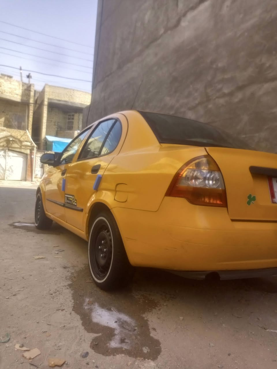 السلام عليكم تايبه 18مكفوله ظربه وصبغ طخه خفيفه بلهلال بس مكينه كير تبريد شركه ماشيه 148بااسمي رقم انكليزي مصفره وجاهزه ثاني يوم تحويل وهزه جديده 54بيهه مجال بصيط جدا بغداد بلديات ***********
