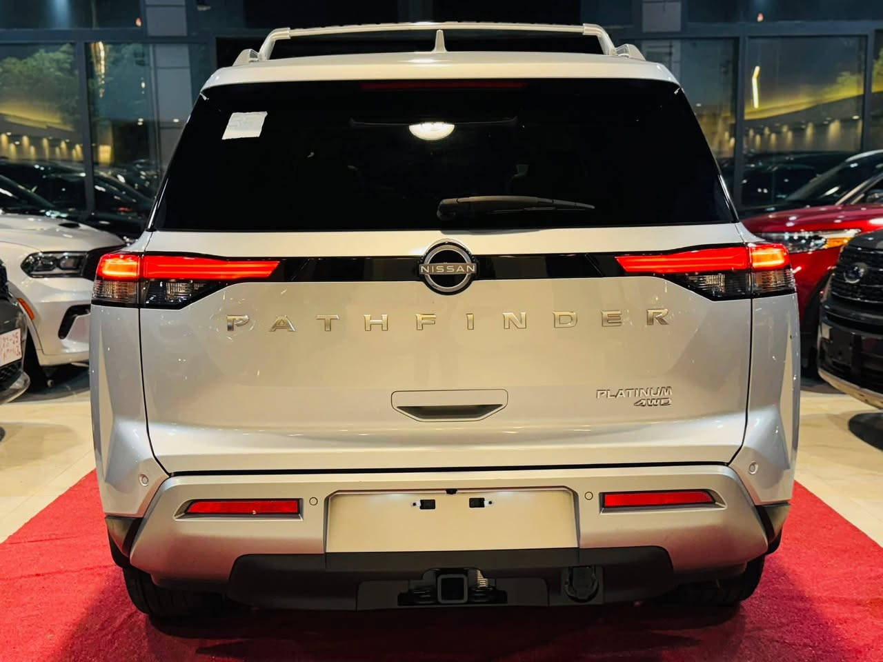 ﷽

NISSAN PATHFINDER PLATINUM 4WD  
 
من اعلى المواصفات بلاتينيوم 

اللون:  سلفر 

الموديل : 2024

نوع المحرك : 6 سلندر (3.5L)

السعر:300$ بيها مجال 

عداد المسافه:10تالاف مايل

رقم اربيل بسمي

المواصفات: PLATINUM

فتحة بانوراما
داتا شو
كيج الكتروني
خمس كاميرات (360)
بصمه تشغيل
بصمة اربع ابواب
تشغيل عن بعد 
كشنات امامي تبريد
كشنات تدفئة 
ستيرن تدفئة 
كشنات كهرباء
رادار امامي
رادارات جانبيه
رادار خلفي
حساس خلفي
شاشه كبيرة
مانع انزلاق
كروز سرعه
هاند بريك بصمه
اوتو هولد
نظام ايكو نورمال سبورت
صندوق كهرباء
7 راكب
وبقية مواصفات PLATINUM المعروفة رقم صاحب سيارة ***********
