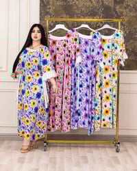 فستان نسائي • كشمير ثري دي • فري سايز ٨٥كغ