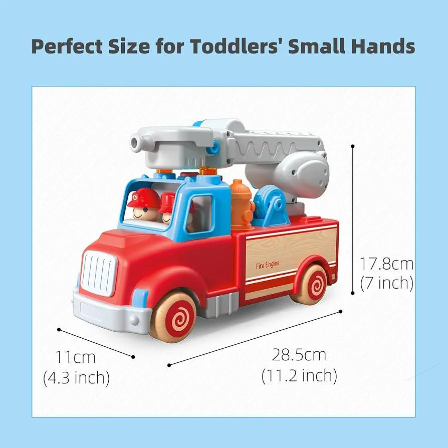 لعبة شاحنة إطفاء للأطفال مزودة بأضواء وصفارات إنذار، سيارة إطفاء مزودة بسلم إنقاذ دوار، ملحقات قابلة للإزالة وشخصيتين، هدية عيد ميلاد للأطفال من عمر 18 شهرًا فما فوق (2، 3، 4، 5 سنوات).


**إذا كنت صاحب هذا الإعلان وتريد حذفه لأي سبب، رجاءا أرسل رسالة إلى الدعم الفني**