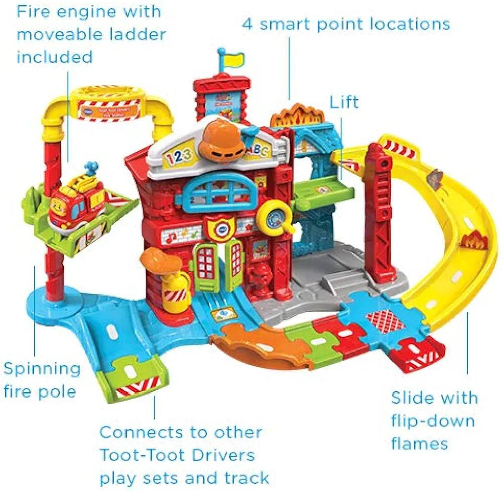 محطة الإطفاء توت توت مزودة بالعديد من المناطق اليدوية المسلية المتضمنة سارية إطفاء الحريق الدوارة والزحلوقة والنوافذ المفتوحة والمغلقة والقرص الدوار وجهاز الإطلاق ومطفأة الحريق والمصعد والإنذار والعلم المتأرجح  ( ماركة فيتاك جديدة غير مستخدمة نقص سيارة الإطفاء)


**إذا كنت صاحب هذا الإعلان وتريد حذفه لأي سبب، رجاءا أرسل رسالة إلى الدعم الفني**