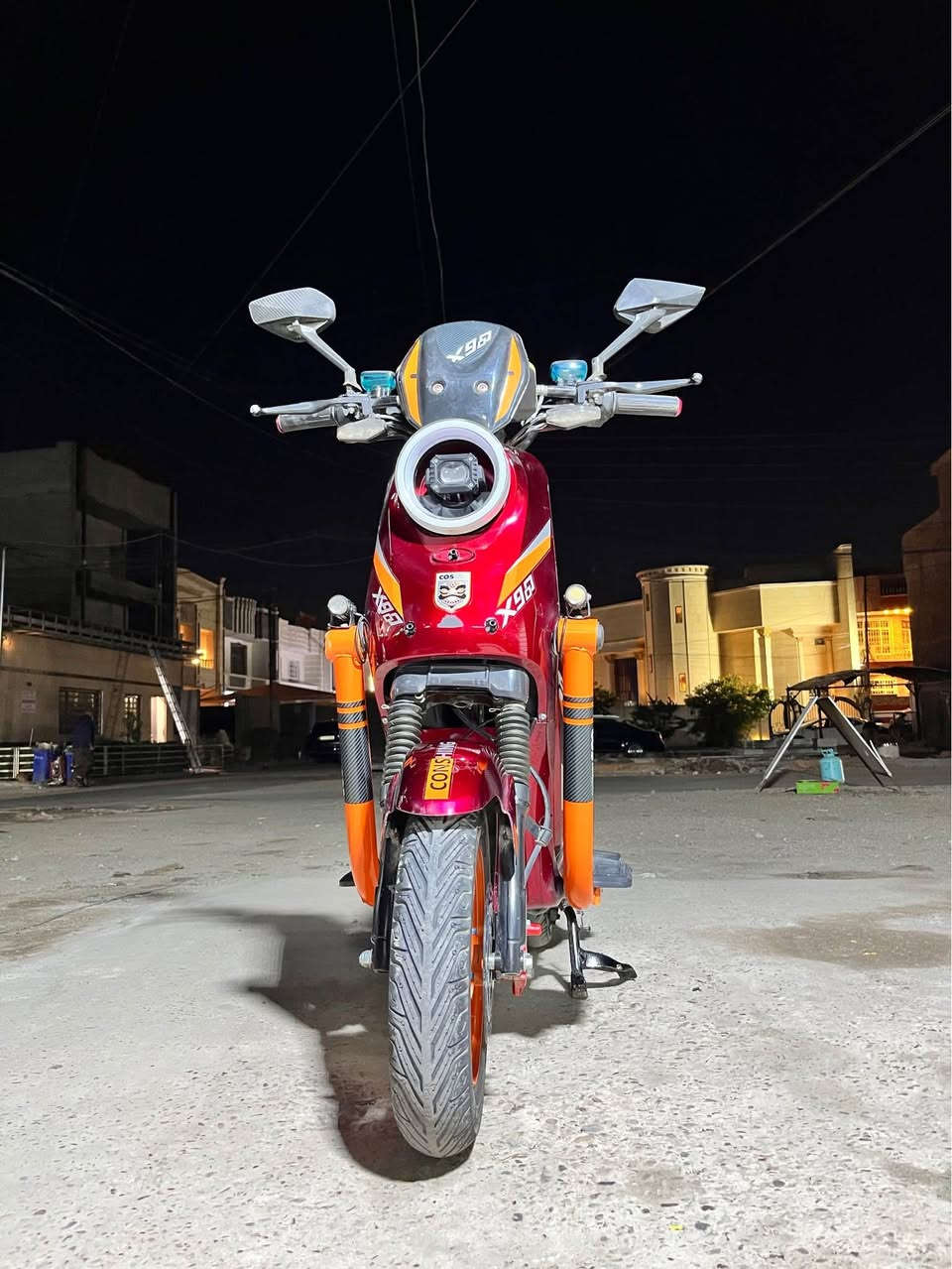 سلام عليكم 
دراجة شحن للبيع 
بطارية ليثيوم كرت سمارت تربطهة عل تلفون تطلعلك نسبة الشحن  عمرهة الافتراضي 5 سنوات 
سرعة 70 
موديل 25 
بصمة + سويج 
تشغيل عن بعد 
مكاني بغداد دورة مهدية الثانية 
استفسار *********** 
السعر 550 بيهة مجال 
بس البطارية صارت علية 350 الف 
تعادل 6 بطاريات بغداد, العراق
