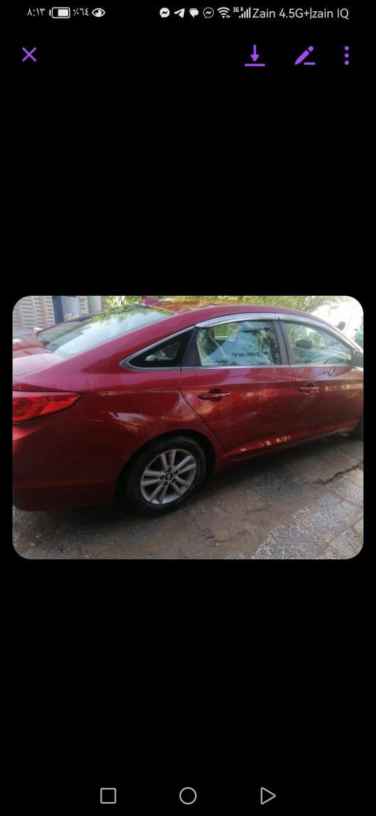 السلام عليكم السيارة... سوناتا موديل ١٦ بغداد سنوية ٢٨ مواصفات  محرك وكير ضمان تايرات جدد كامرة دوارة شاشة كبيرة سيارة بيها قطع صبغ ***********
السعر ١٢٠
المكان ديالى الخالص
