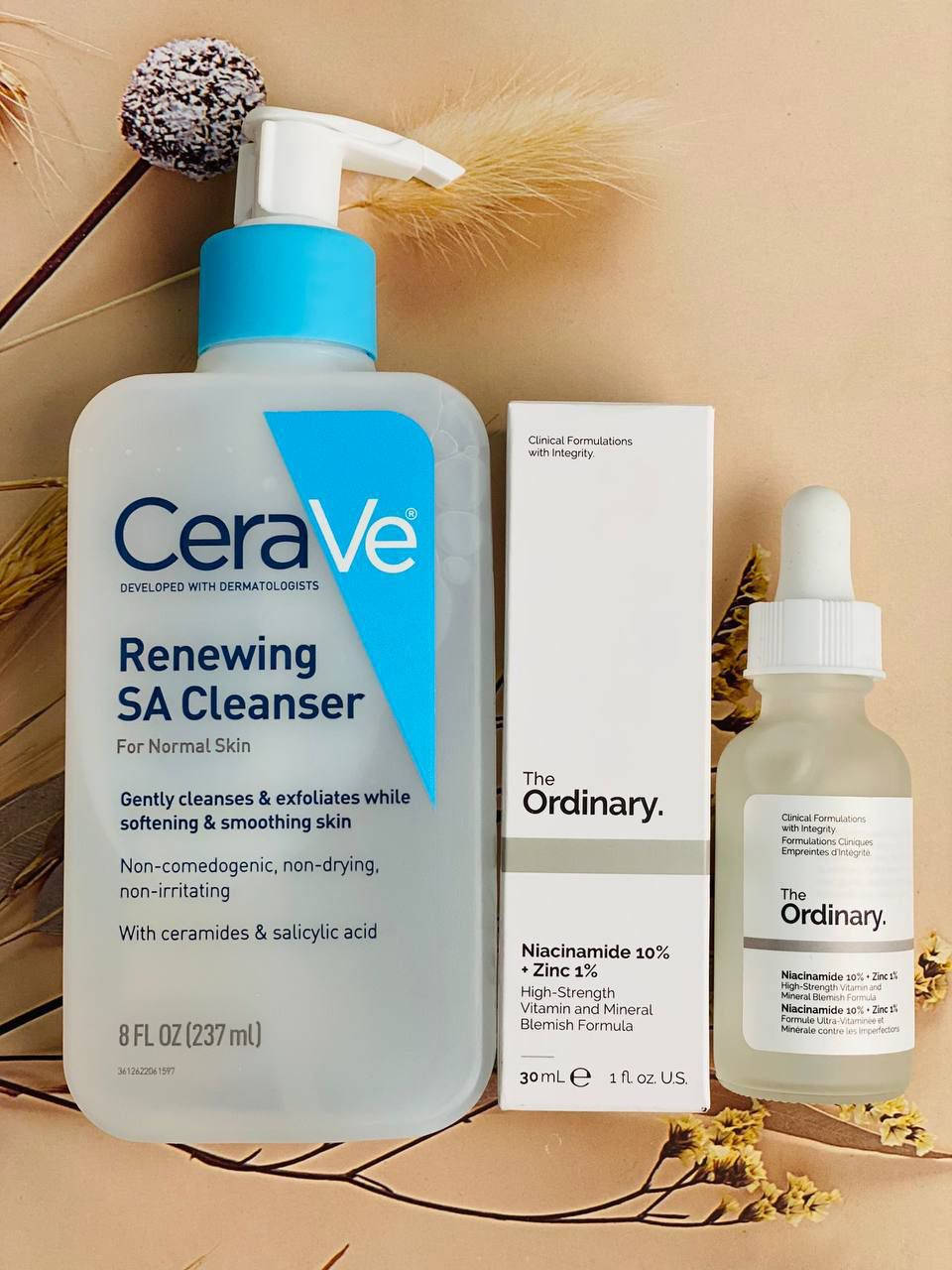 اذا تعانين من الحبوب والدهون الزايدة والمسامات ، هذا العرض يجمع غسول CeraVe المقشر + سيروم The Ordinary لتنقية البشرة 💯💯
1️⃣ غسول  من CeraVe 
غسول احترافي يحتوي على حمض الساليسيليك يساعد على تنظيف المسام بعمق، إزالة الخلايا الميتة، وتقليل ظهور الحبوب والرؤوس السوداء ✨
2️⃣ سيروم النياسيناميد من The Ordinary 
سيروم فعال بتركيبة قوية يساعد على تقليل الحبوب، التحكم بالإفرازات الدهنية، وتصغير المسام
منشأ المنتجات :
سيروم النياسيناميد من The Ordinary 🇨🇦 كندا 
غسول  من CeraVe 🇺🇸 أمريكا
#تصويرنا + #بوست

السعر خاص يوجد خدمه توصيل لجميع محافظات العراق


**إذا كنت صاحب هذا الإعلان وتريد حذفه لأي سبب، رجاءا أرسل رسالة إلى الدعم الفني**