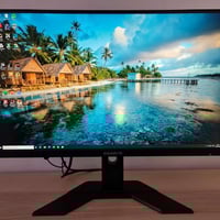 شاشه كيكبايت M27q 2k 170hz  27 انش  الوانها تشك شك  تصعد وتنزل  وتتوجه...