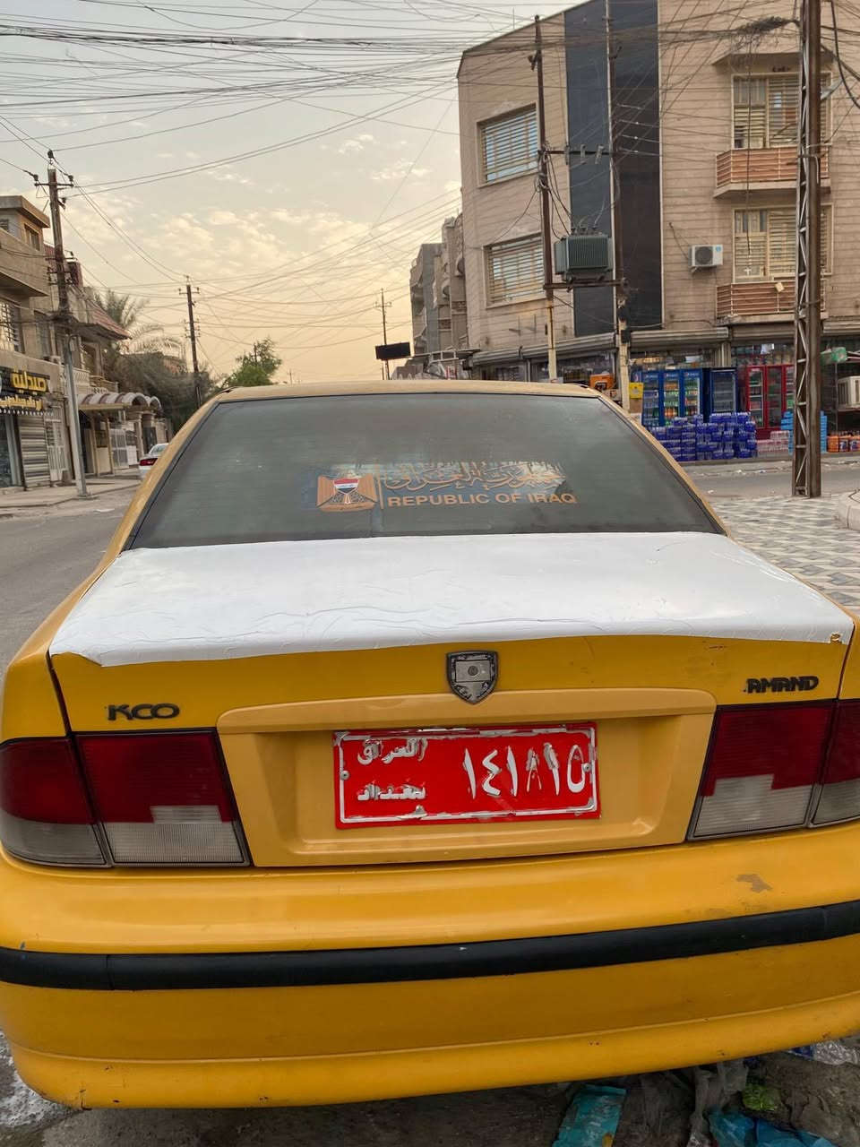 سمند موديل ١١ سياره نظيفه بدون صبغ محرك بيه تنقيص تستلم صافي باسمنا السياره  السعر ٣٥مكان السياره بغداد الغدير قرب جسر المشتل تلفون  ***********
