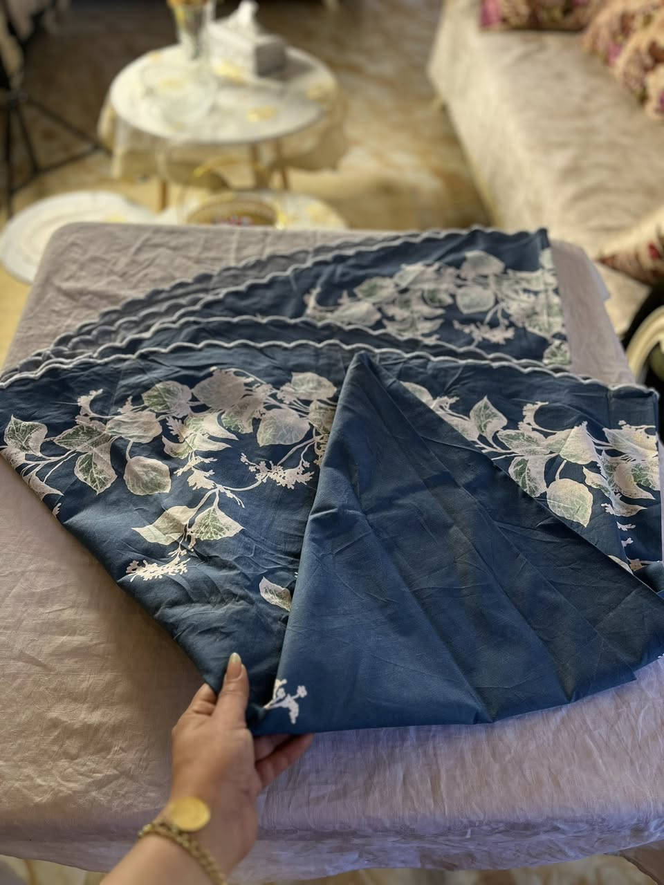 مجموعه مفارش دائري تخبل بنات .. جديد مصفط ومكوي القياسات داخل الصور. الاسعار من ٤ الاف لل١٠ الاف 
دسكاونت اذا الطلب كم قطعه
@إشارة
الاصدقاء
زمرد للمفارش


**إذا كنت صاحب هذا الإعلان وتريد حذفه لأي سبب، رجاءا أرسل رسالة إلى الدعم الفني**