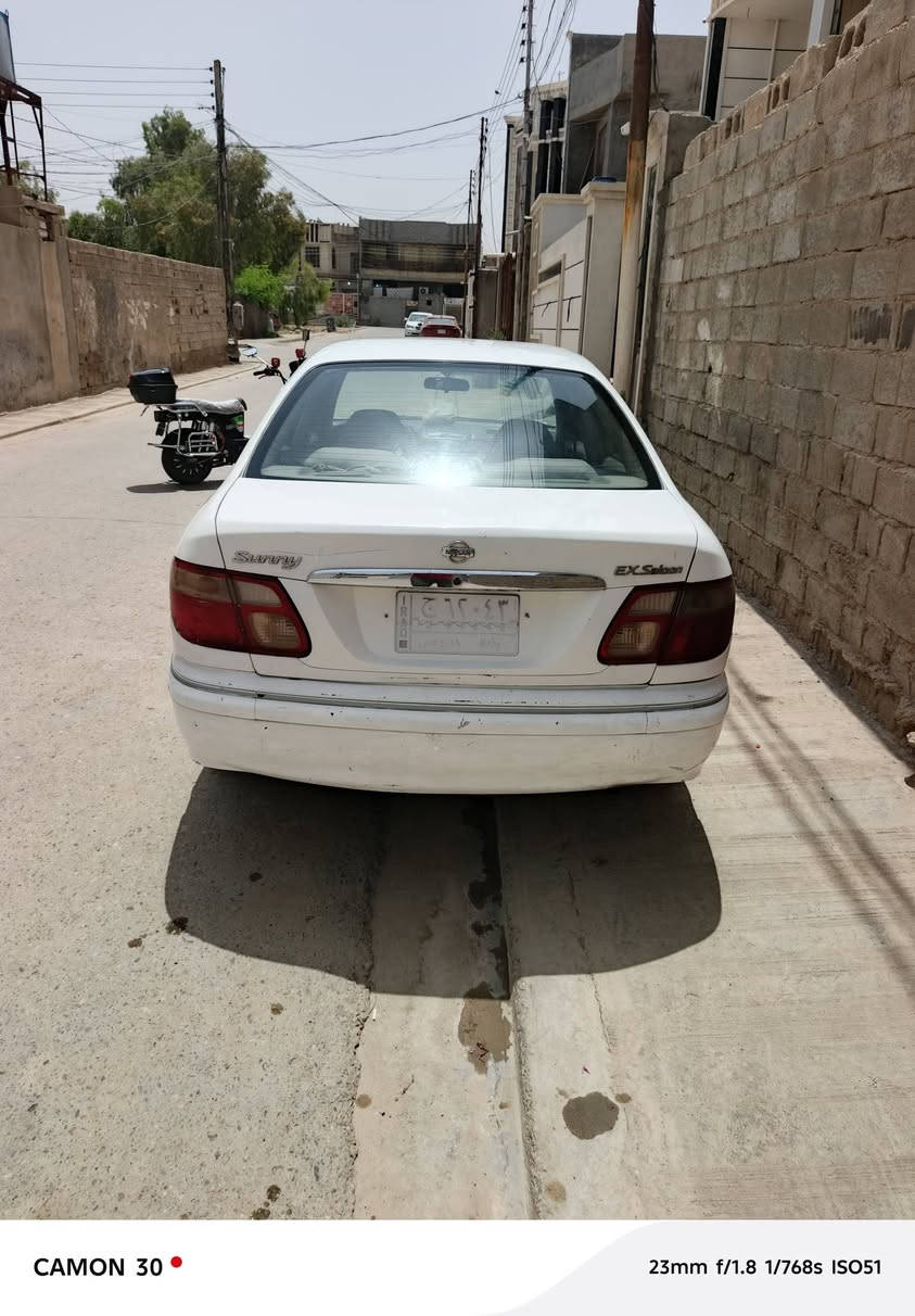 السلام عليكم نيسان سني لبيع موديل 2001العنوان الفلوجه 71وبيه مجال ***********
