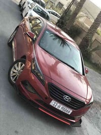 سوناتا 2017 سبورت نص فول امريكي رقم بغداد مميز للبيع حادثها فقط البنيد...