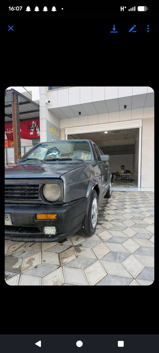 گولف موديل 92 ئارمي پلاستيكي  خازو بةنزينيشة بةشةرتي يه ك دينار مةسرةفي تيا نية مالي دؤستة سعري 16 گةلا *********** شربازهير, السليمانية
