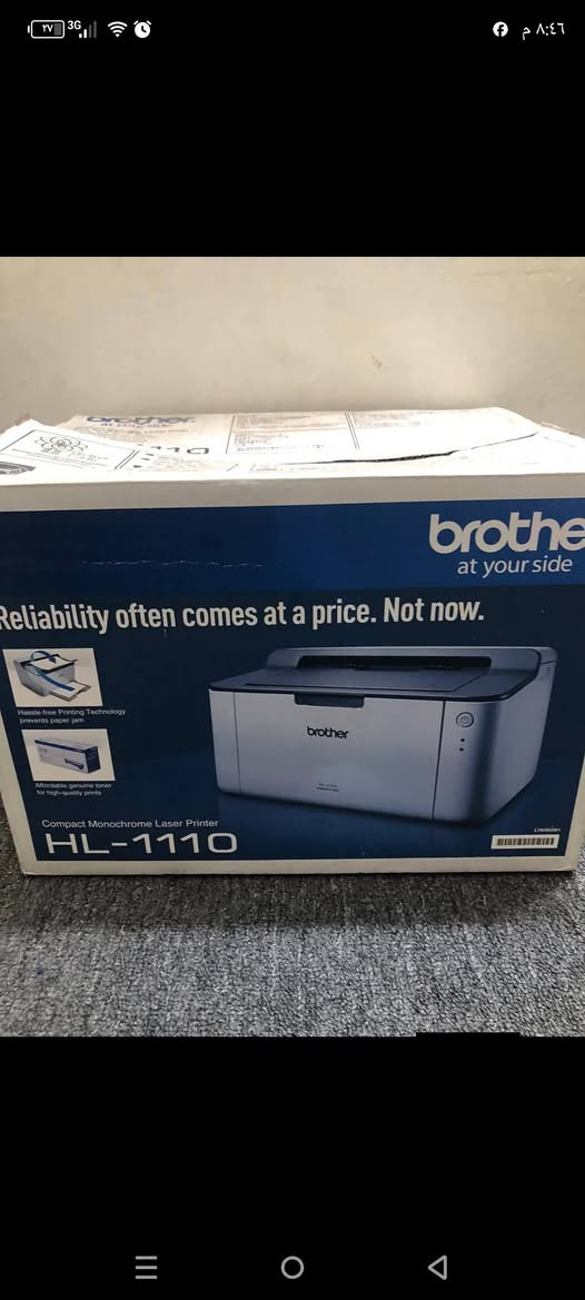 ناونیشان: پرینتەرێکی لێزەری برادەر (Brother) خاوێن بۆ فرۆشتن
سڵاو هاوڕێیان، پرینتەرێکی Brother مۆدێل HL-1110 ی دەستی دووم هەیە، زۆر خاوێنە و هیچ کێشەیەکی تەکنیکی نییە. گونجاوە بۆ خوێندکاران یان ئۆفیسی بچووک.
تایبەتمەندییەکان:
✅ زۆر خێرا: ٢٠ لاپەڕە لە خولەکێکدا چاپ دەکات.
✅ کوالێتی بەرز: نووسینەکان زۆر بە ڕوونی چاپ دەکات.
✅ کەم مەسرەف: مەرەجەبەکەی (Toner) زۆر هەرزانە و لە هەموو شوێنێک دەست دەکەوێت.
✅ قەبارە: زۆر بچووکە و شوێن ناگرێت لەسەر مێز.
تێبینی:
• هەموو وایەرەکانی (کارەبا و USB) لەگەڵدایە.
• مەرەجەبەکەی تێدایە و ئامادەی ئیشە.
نرخ: [نامە بنیرە 
شوێن: [هەولێر بنەسلاوە ]
پەیوەندی: [***********] أربيل, العراق
