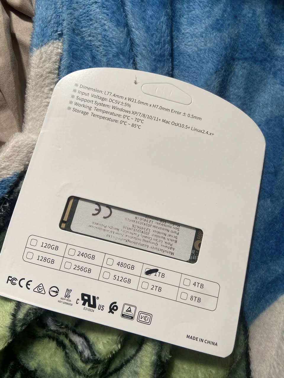 M.2 7500MB/s 1TB
السعر 75


**إذا كنت صاحب هذا الإعلان وتريد حذفه لأي سبب، رجاءا أرسل رسالة إلى الدعم الفني**