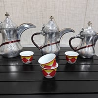 دلة بغدادي • نقش بدوي • ألومنيوم ٣ ملم