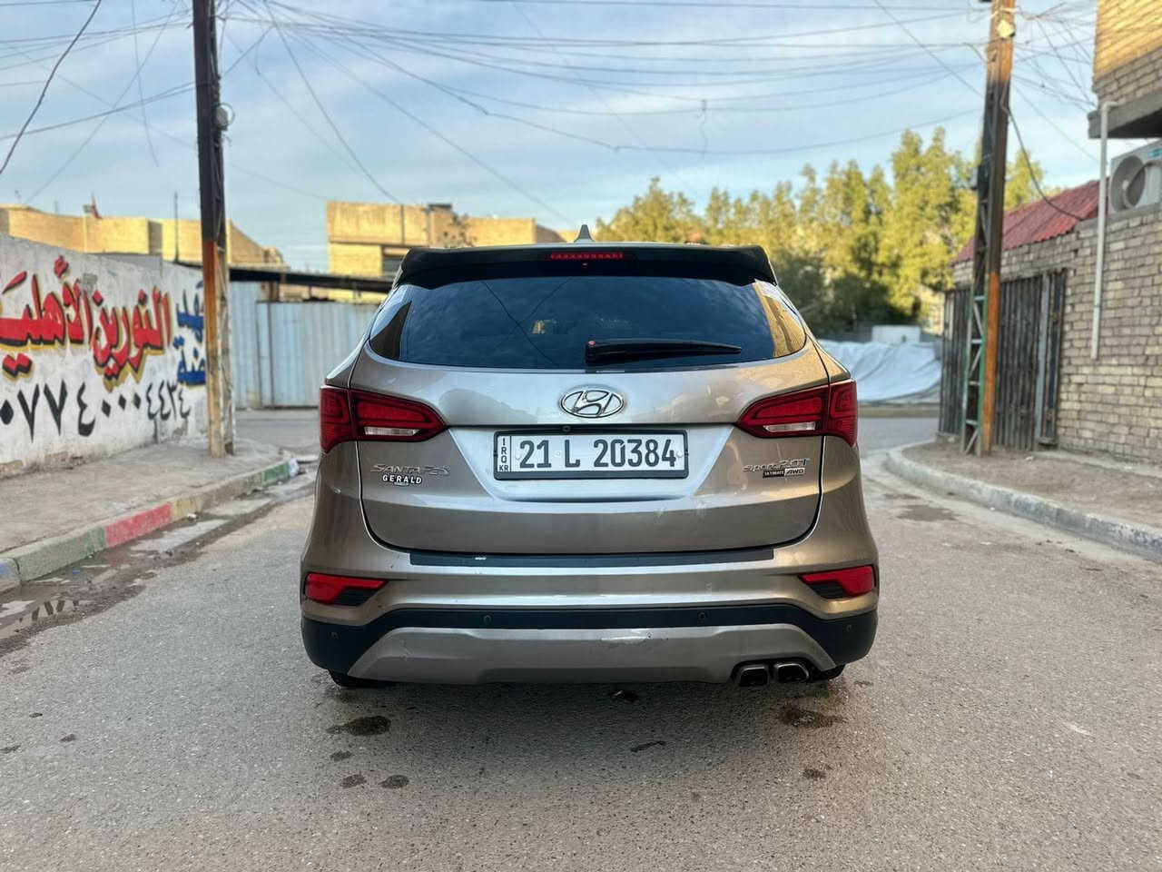 #بيع سريع سنتافي م 2017 امريكي حادث جاملغ والبنيد بدون دواخل #صور السونار مرفقا#فول لفول 1/1 بنوراما بصمة كشن كهرباء وجلد 5 كامرات ويل كب كروم اشاير بل مري #7ركب كشن حار بارد بردة خلفية رادرات جانية نضام ايكو اقتصاد بانزين #مكينة 4 سلندر تيربو 💪شاشة كبيرة كامرة خلفية سيارة جاهزة وجديدة كل نقص مابيهة #السعر 150 بيها مجال بسيط العنوان بغداد الرصافة 
*********** رقم سليمانية الجديدة بسمي تحويل وكالة اني حاضر سنوية جديدة
