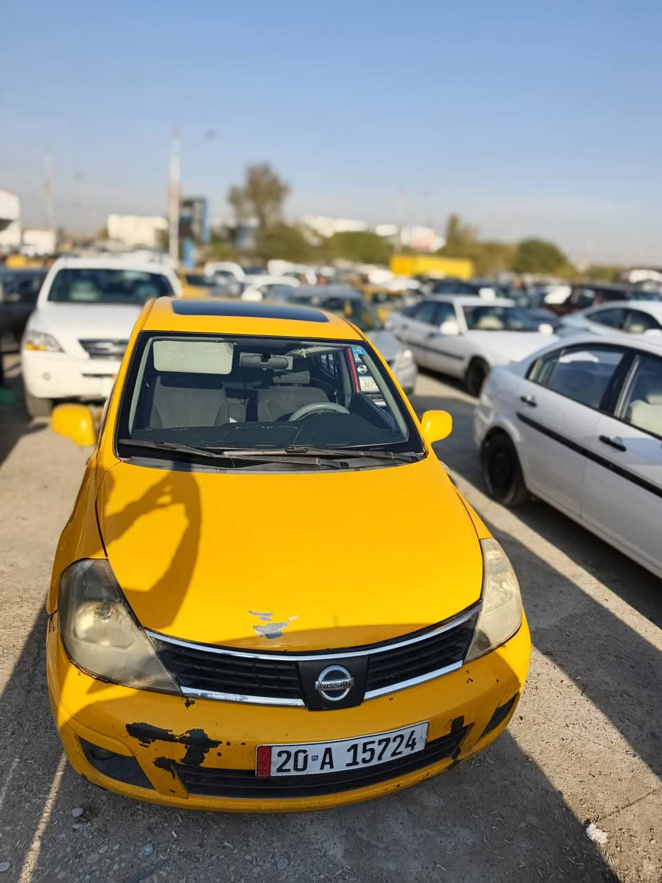 نيسان فيرسا موديل 2007 
ضرر بونيد جامرلغ 
رقم نكليزي مشروع طوني بسمي شرط تحويل هيئه نقابه مصفره 
دفتر بانزين بي 
منضومت غاز 
سعر 53مكاني كركوك
الاتصال *********** كركوك, العراق
