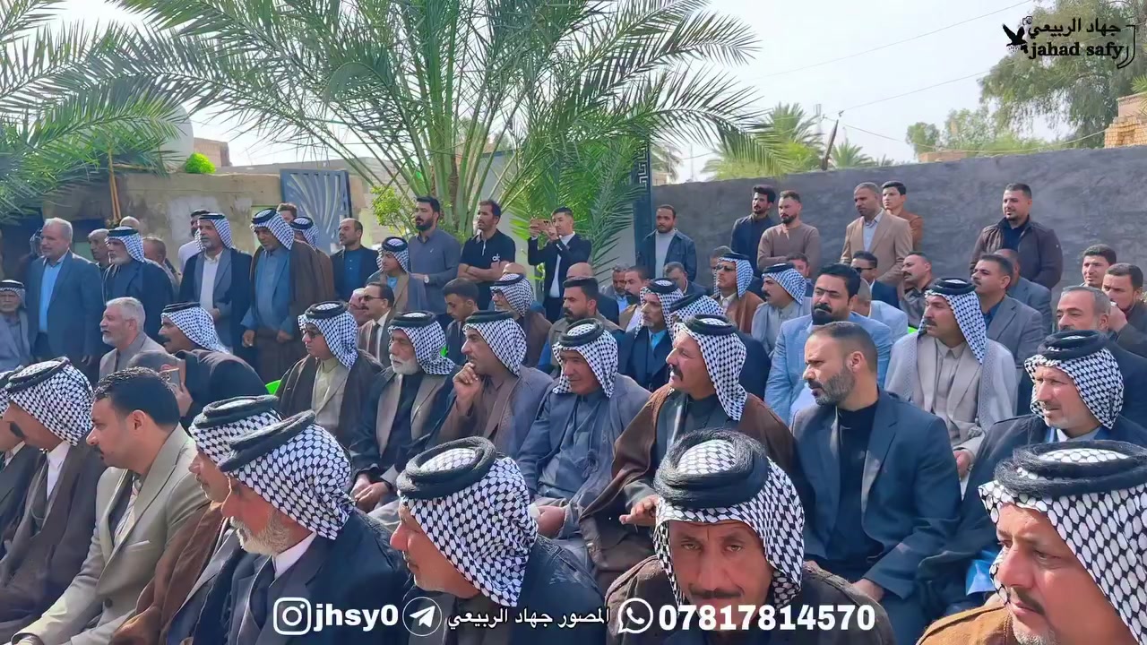 كلام من ذهب من السيد #اسماعيل_العوادي 
في مشيه طلب يد كريمة البحاحثة للاخ رياض العيساوي 
الف الف مبروك للطرفين💍♥️
رابط جميع الصور👈🏻 https://t.me/jahadsafy
اضغط متابعة لطفاً ليصلك كل جديد 
تصوير ومونتاج ‎#جهاد_الربيعي
للحجز والاستفسار الاتصال على الرقم التالي👇🏻
***********
