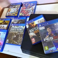 بلي ستيشن4 نضيف ومامفتوح ذاكره واحد تيره ويا هارد+8اقراص+مسوي بي 3حساب...